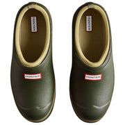 Hunter Gardener Clogs mit Neoprenfutter – Dunkelolivgrün/Ton