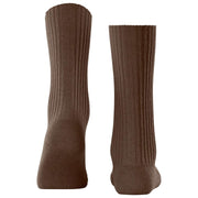 Falke Kuschelige Stiefelsocken aus Wolle – Cappuccino-Braun