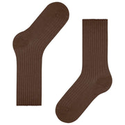 Falke Kuschelige Stiefelsocken aus Wolle – Cappuccino-Braun