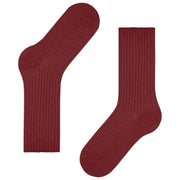 Falke Kuschelige Stiefelsocken aus Wolle – Henna-Rot