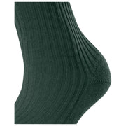 Falke Kuschelige Stiefelsocken aus Wolle – Jägergrün