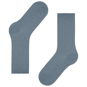Falke Kuschelige Stiefelsocken aus Wolle – Monument Blue