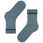 Falke Kuschelkissen-Slipper-Socken – Monument Blue