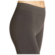 Falke Nahtlose, formende Leggings – Carbongrau