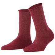 Falke Glänzende Socken – Burgunderrot