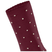 Falke Spike Dot Socken – Weinrot
