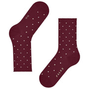 Falke Spike Dot Socken – Weinrot