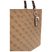 GUESS Noelle II Tragetasche – Logo in Latte Brown
