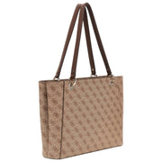 GUESS Noelle II Tragetasche – Logo in Latte Brown