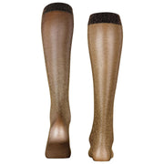 Falke Glitzernde 30-Denier-Kniestrümpfe – Schwarz/Gold