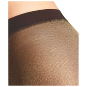 Falke Glitzerstrumpfhose 30 Den – Braun/Gold