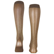 Falke Glitzernde 30-Denier-Kniestrümpfe – Braun/Gold