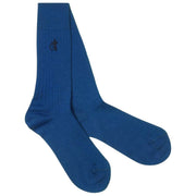 London Sock Company Merino Heroes 3-Paar Sockenbox-Set – Gelb/Blau/Grün