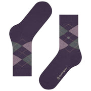 Burlington Marylebone-Socken – Lila/Grau