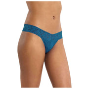 Hanky Panky Signature Lace Low Rise 5 Pack Thongs - Blushing Rose/Lavendar/Clay/Plum/Hot Teal
