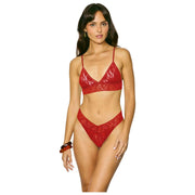 Hanky Panky Signature Lace Original Rise 5 Pack Thongs - Blushing Rose/Lavendar/Clay/Plum/Hot Teal