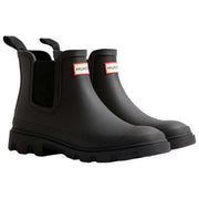 Hunter Downpour Chelsea-Stiefel – Schwarz