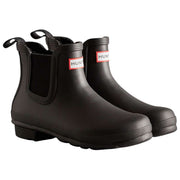 Hunter Original isolierte Chelsea-Stiefel – Schwarz