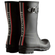 Hunter Original Short Tri Color Logo Gummistiefel – Schwarz