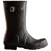 Hunter Original Short Tri Color Logo Gummistiefel – Schwarz