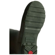 Hunter Original Tall Gummistiefel mit Tartan-Futter – Dunkelolivgrün