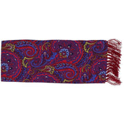 Michelsons of London Bright Paisley Silk Scarf - Pink