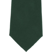 Michelsons of London Plain Silk Tie - Green