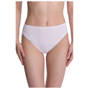 Natori Bliss Bare Cotton High Cut Slip – Weiß