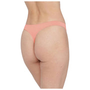Skarlett Blue Entice Spitzen-Tanga vorne – Nelke/Nylon-Hellbraun