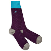London Sock Company Designer Collection 15-Paar Sockenbox-Set – Weiß/Blau/Grau/Rot