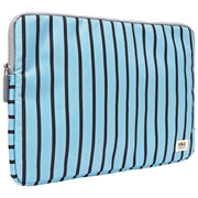 Roka Brick Lane Laptop-Hülle aus recyceltem Canvas – Blau gestreift