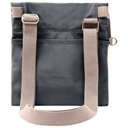 Roka Stratford Kleine Umhängetasche aus recyceltem Nylon – Beluga Grey