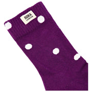 Roka Wimbledon Crew Socken – Lila Punkt