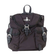 Vivienne Westwood Highland Kleiner Rucksack – Schwarz/Silber