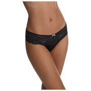 Skarlett Blue Captivate Spitzen-Bikini-Slip – Schwarz