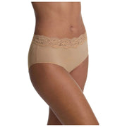 Skarlett Blue Divine Slip mit Spitzenbesatz – Nylon Tan