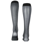 Falke Glitzernde 30-Denier-Kniestrümpfe – Schwarz/Splitter