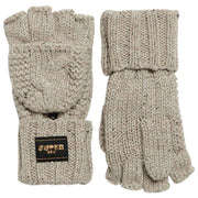 Superdry & Co Cable Knit Gloves - Oaty Beige Fleck