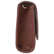 Valentino Pochette-Tasche mit Überschlag – Moro Brown