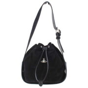 Vivienne Westwood Stacey Wildleder-Beuteltasche – Schwarz