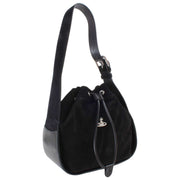 Vivienne Westwood Stacey Wildleder-Beuteltasche – Schwarz