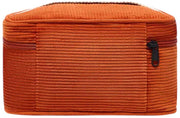Hindbag Gaspard Kosmetiktasche – Samt Ziegelorange