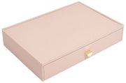 Stackers Supergroßer Make-up-Organizer mit Schubladen – Blush/Gold