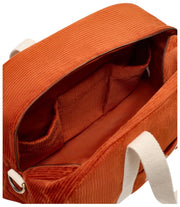 Hindbag Charlie Bowlingtasche – Velvet Brick Orange