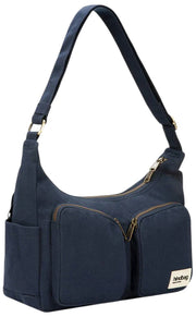Hindbag Emile Umhängetasche mit mehreren Taschen – Marineblau