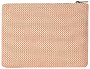 Hindbag Ema Woven Medium Reißverschlusstasche – Korallenrosa