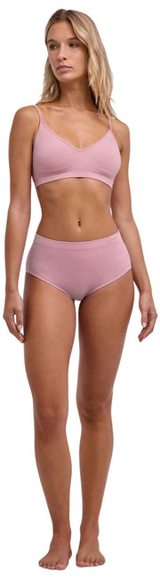 Falke Täglicher, nahtloser Slip mit mittlerer Taille – Rosa