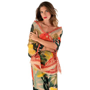 powder-exotic-leaves-linen-cotton-scarf---beigeredblue-35503774