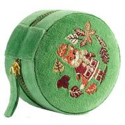 powder-fox-round-velvet-jewellery-box---fern-green-34477442