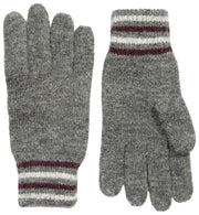 Dents Salcombe Rippstrickhandschuhe – Anthrazit